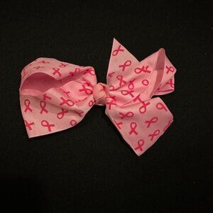 Bright Pink Breastcancer Ribbon 6" Boutique Bow